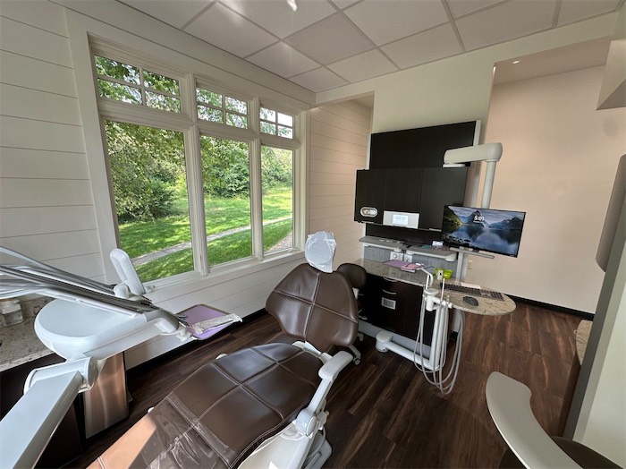 Private dental treatment room at Harrison Family Dentistry in Chattanooga TN